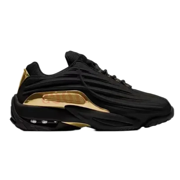 Nike Nike Air Max 97 Triple Black Gold Sneakers Black - 1