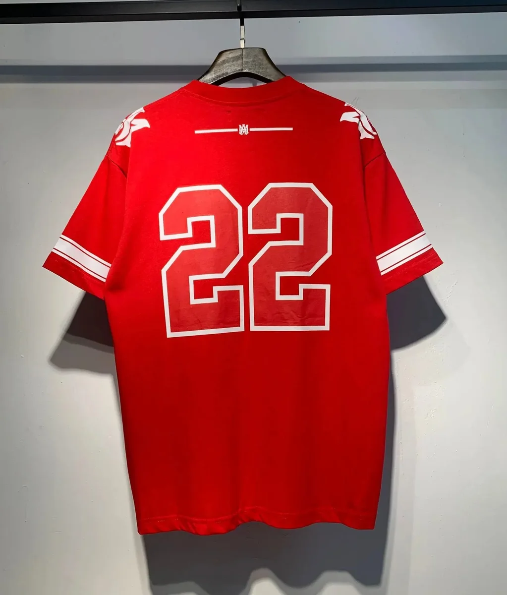 Maison Mihara Yasuhiro Maison Mihara Yasuhiro Double Knit Jersey 22 Red T-Shirt Red - 1