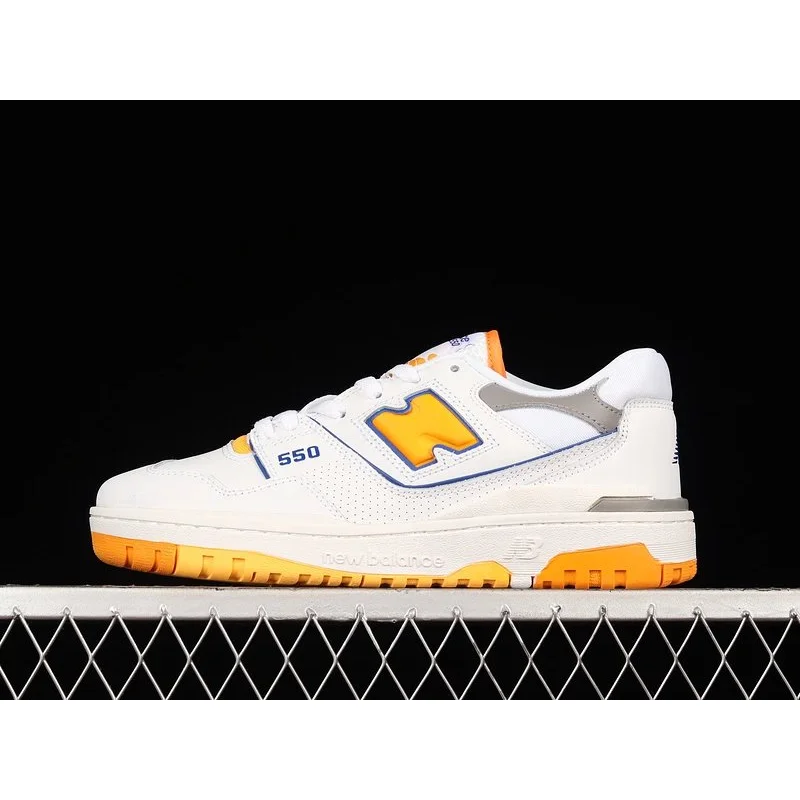 New Balance New Balance 550 Sail/Orange Sneakers White - 1