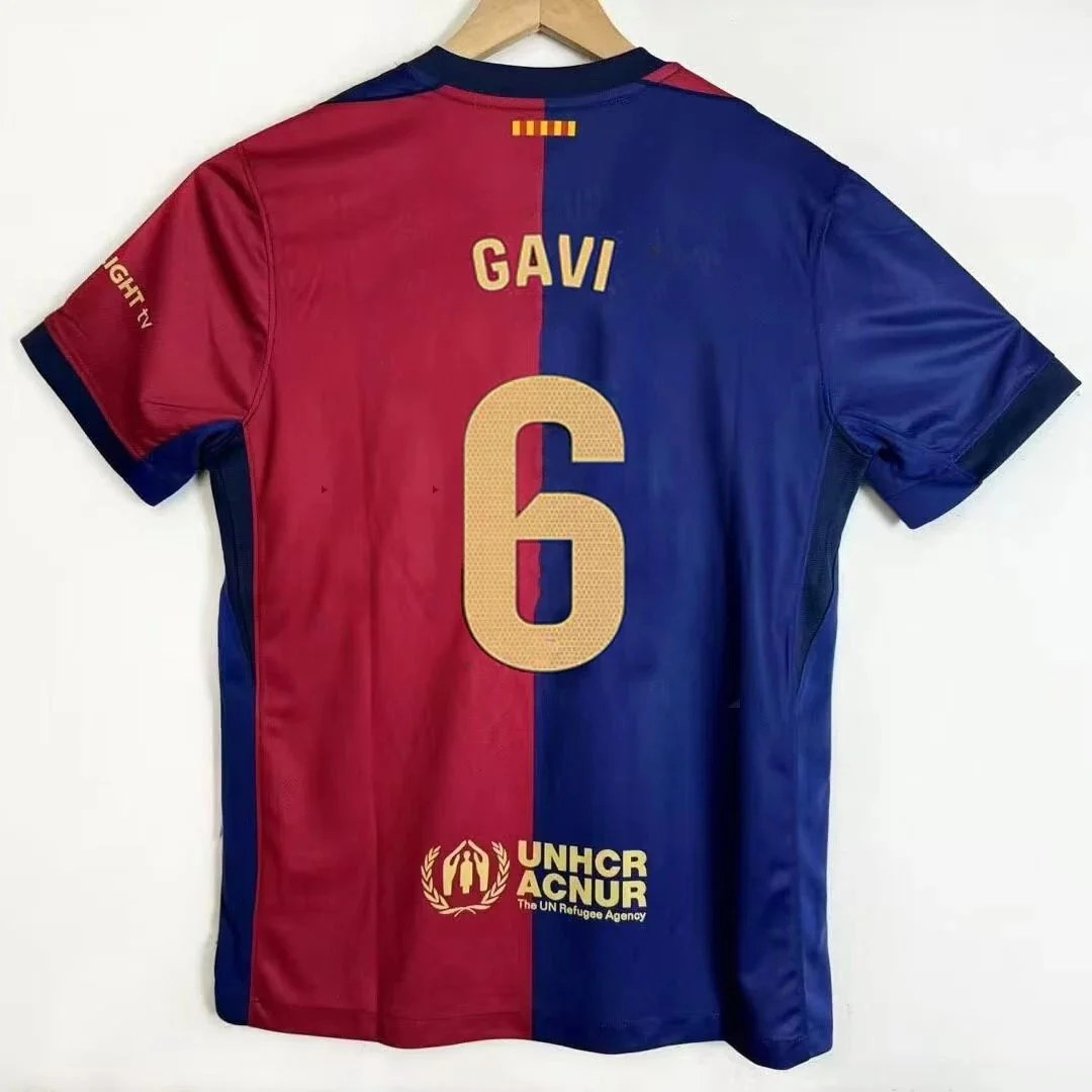 Nike Nike Barcelona Home Jersey Gavi 6 Soccer Shirt Red