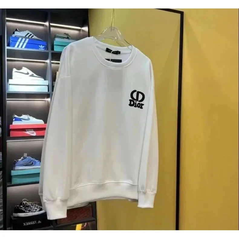 Dior Dior CD Logo White Sweatshirt White