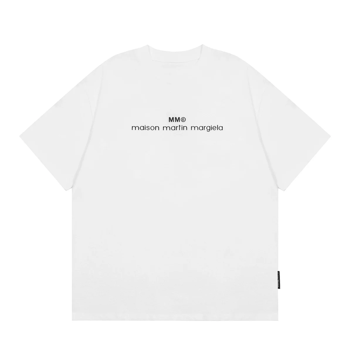 Maison Margiela Maison Margiela Logo T-Shirt White White