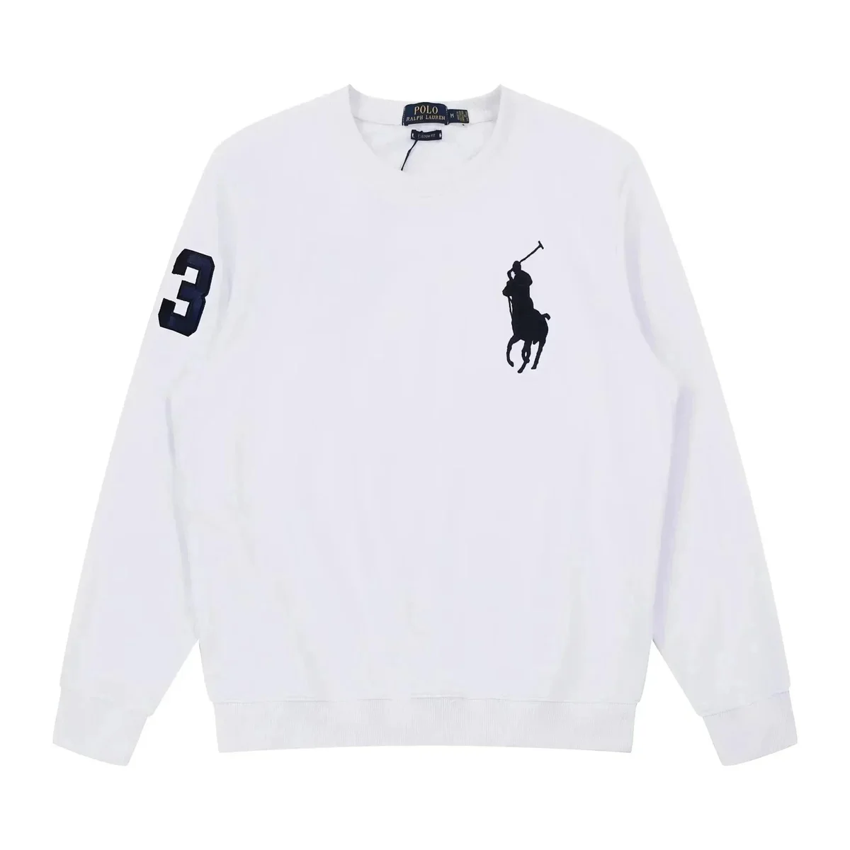 Polo Ralph Lauren Polo Ralph Lauren White Big Pony Crewneck Sweatshirt White - 1
