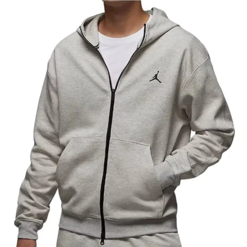Nike Nike Air Jordan Fleece Zip-Up Hoodie Light Grey Grey