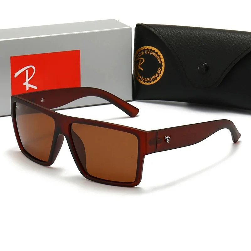 Ray-Ban Ray-Ban Clubmaster Brown Polarized Sunglasses Brown - 1
