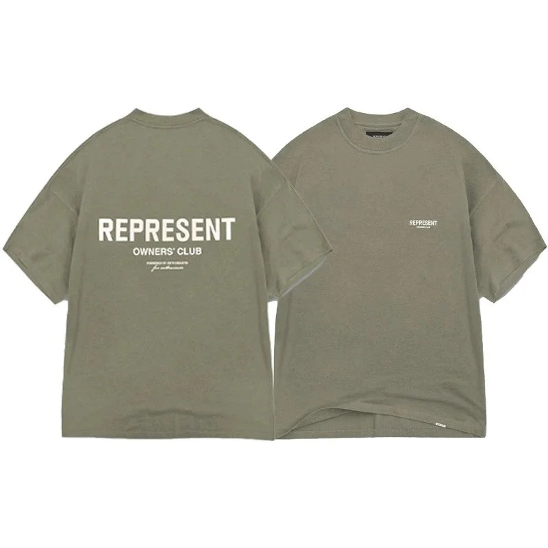 Represent Represent Owners Club Army Green T-Shirt Green - 1
