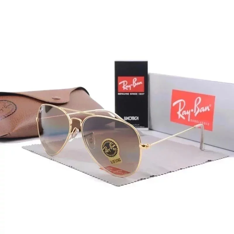 Ray-Ban Ray-Ban Aviator Gradient Lens Sunglasses Gold - 1