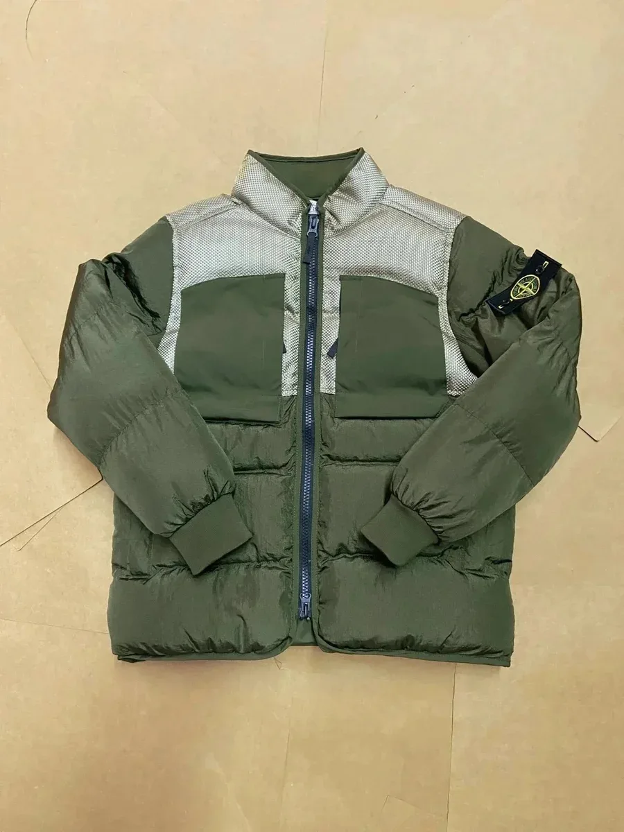 Stone Island 68-15 Olive Green Puffer Jacket