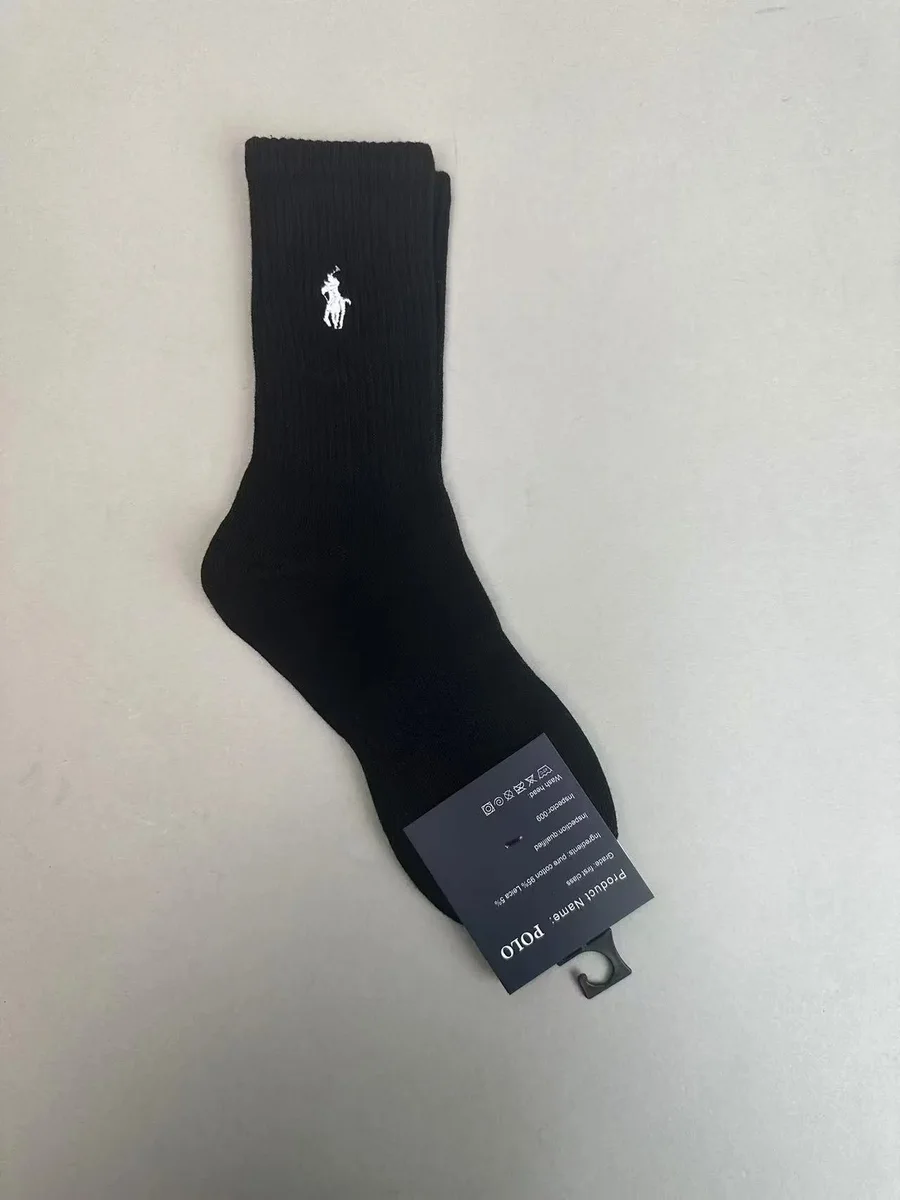 Polo Ralph Lauren Polo Ralph Lauren Black Polo Pony Socks Black - 1