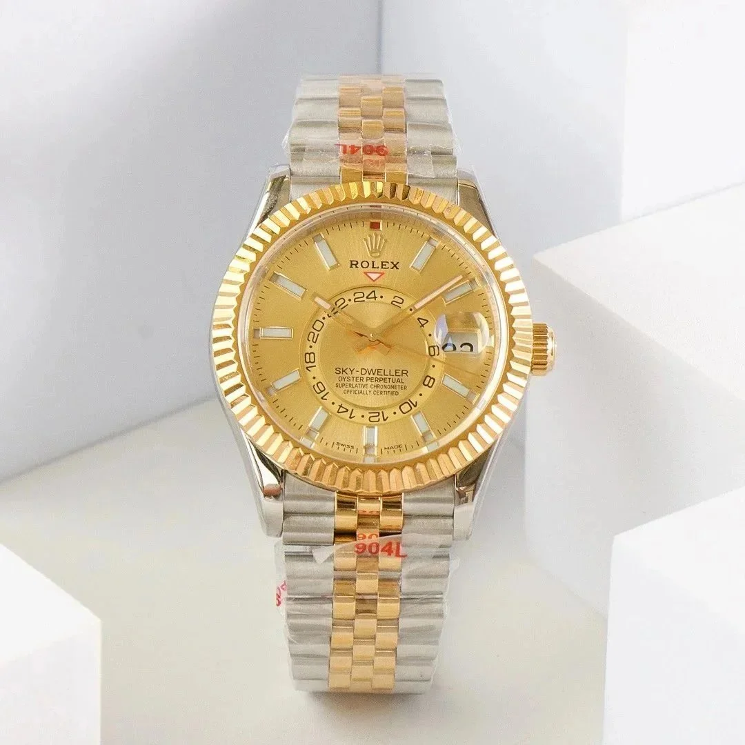 Rolex Rolex Sky-Dweller Two-Tone Gold/Silver Watch Gold