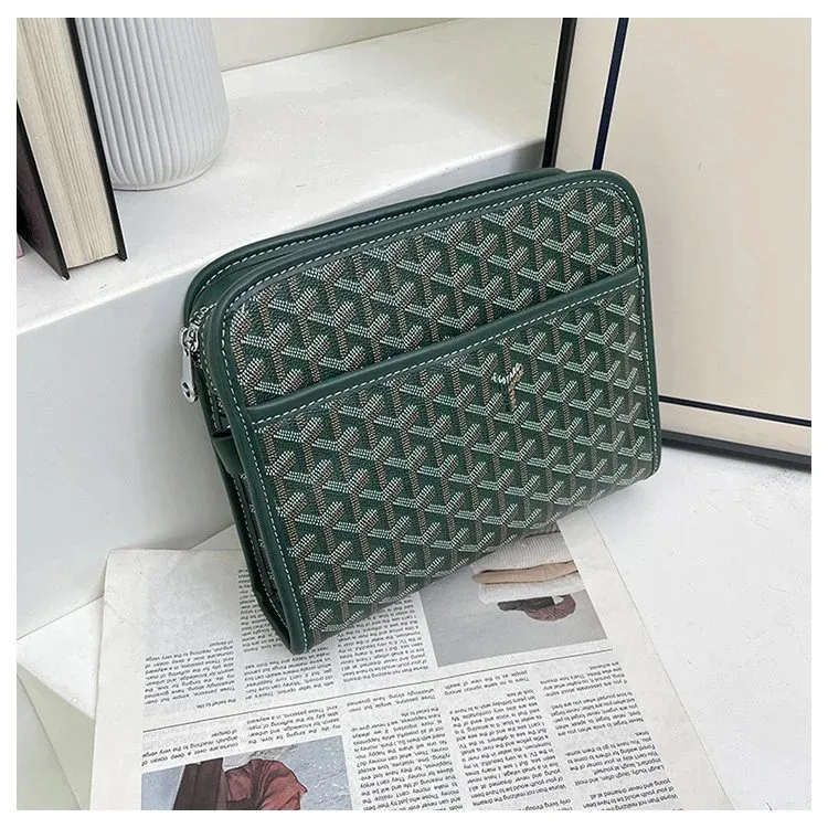 Goyard Goyard YARD Green Monogram Clutch Bag Green - 1