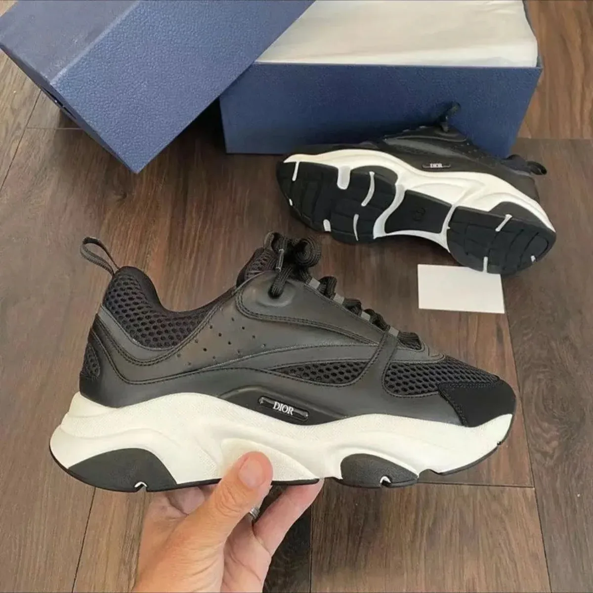 Dior Dior B22 Black/White Sneakers Black