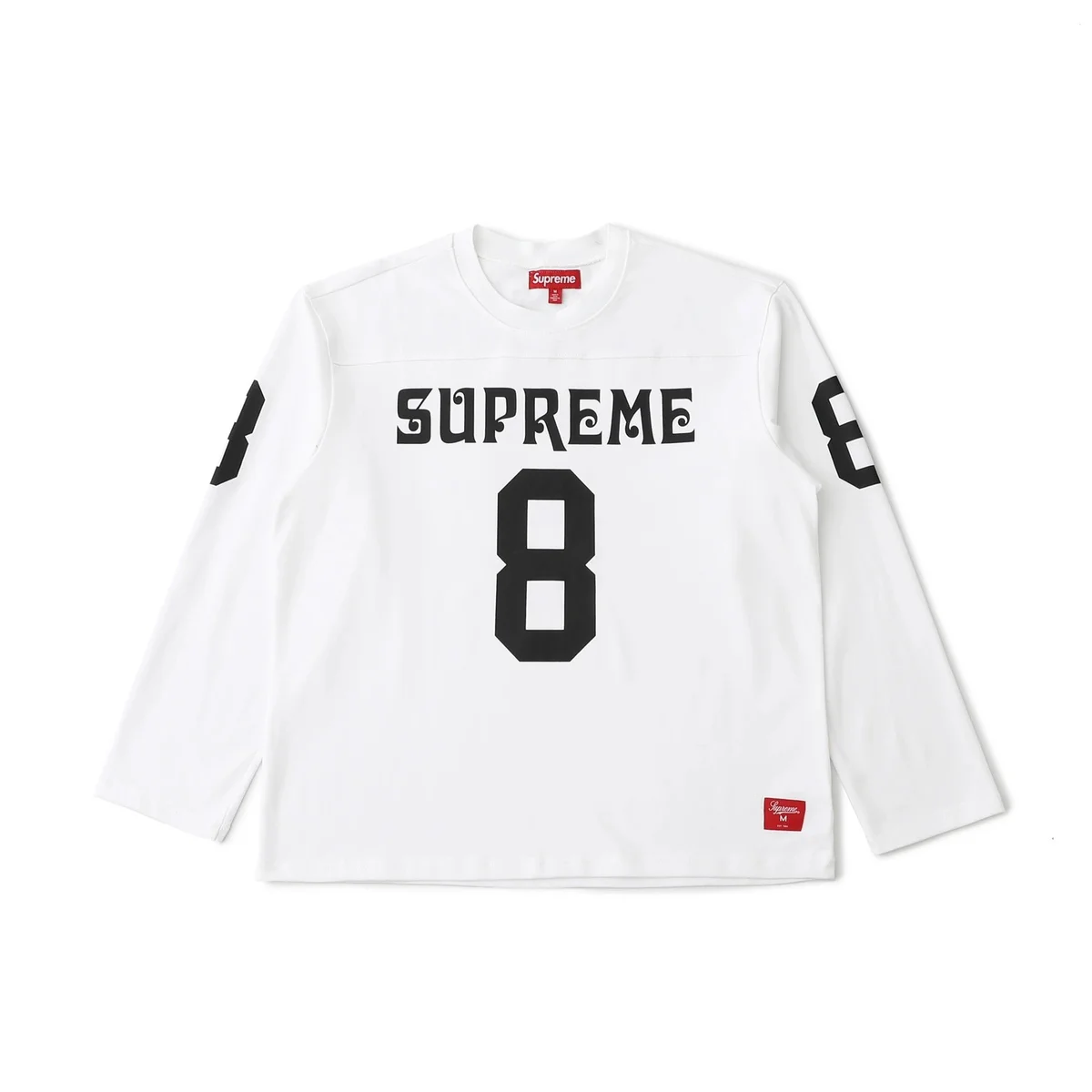 Supreme Supreme White Jersey Long-Sleeve Shirt White - 1
