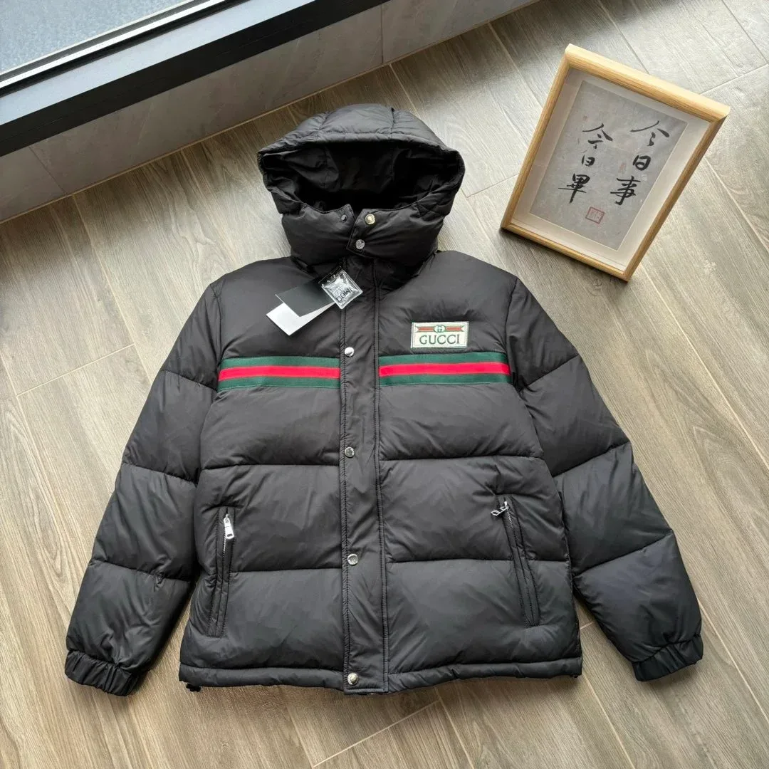 Gucci Gucci GG Supreme Black Puffer Jacket Black