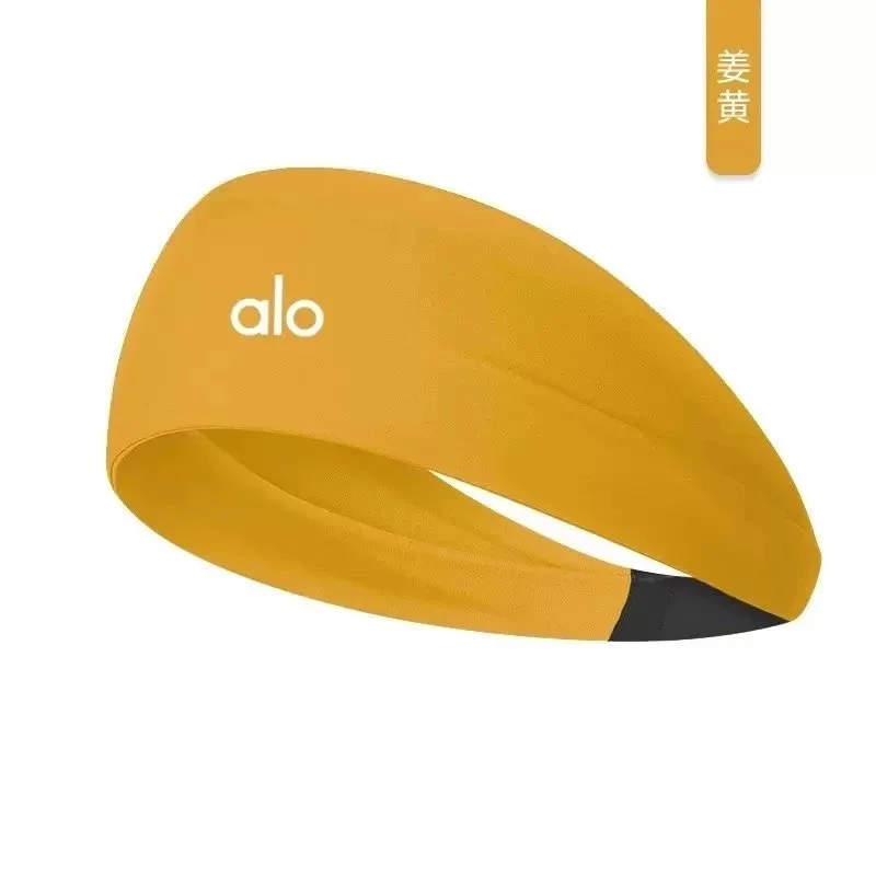 Alo Yoga Alo Headband Yellow Sporty Accessory Yellow - 1