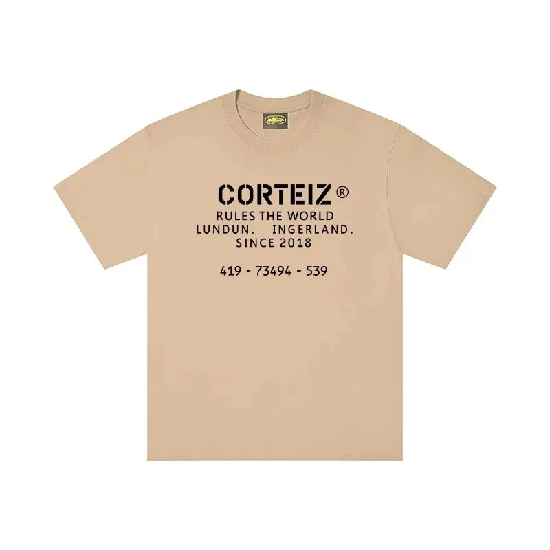 Corteiz Corteiz Rules the World Beige T-Shirt Beige - 1