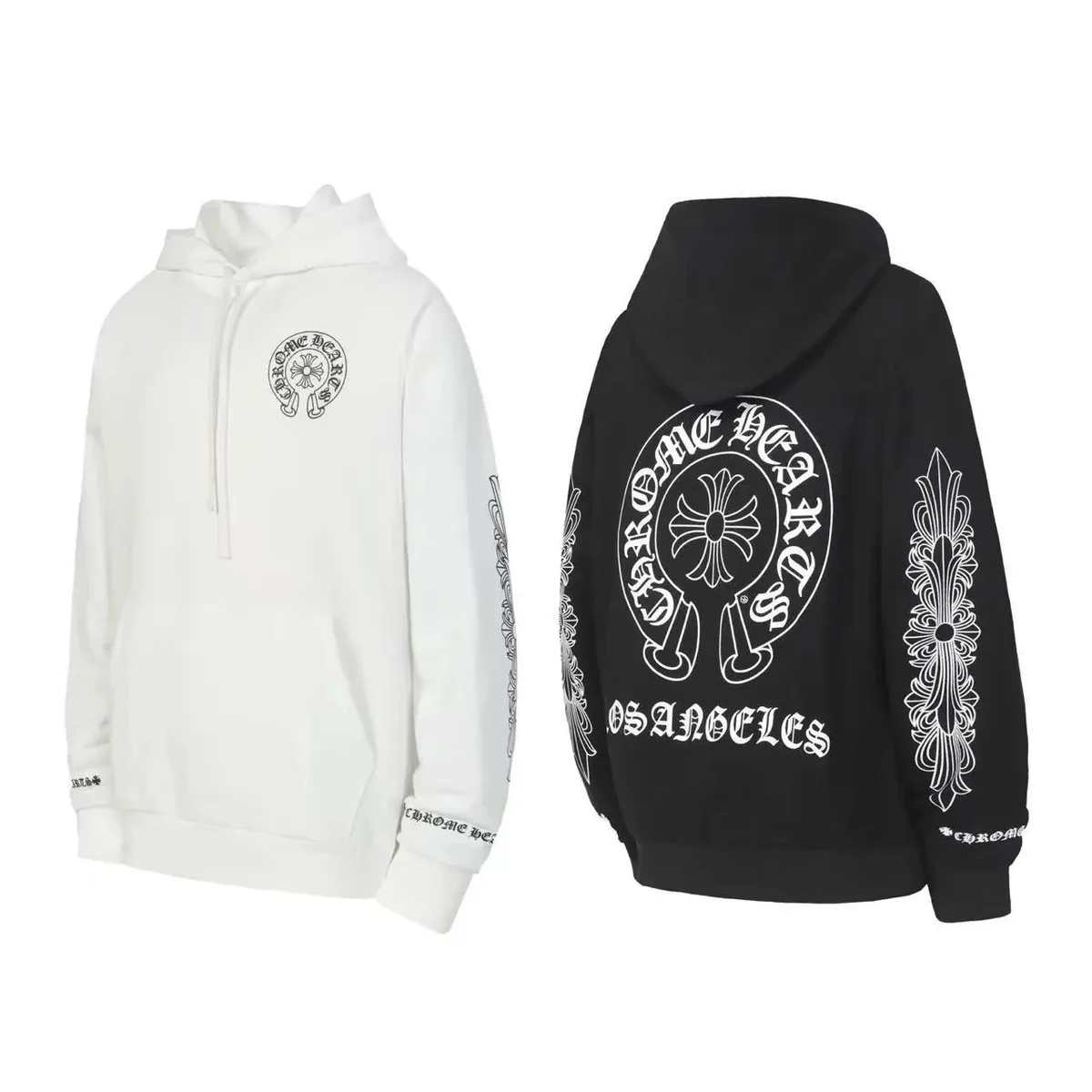 Chrome Hearts Chrome Hearts CH Cross White Hoodie White