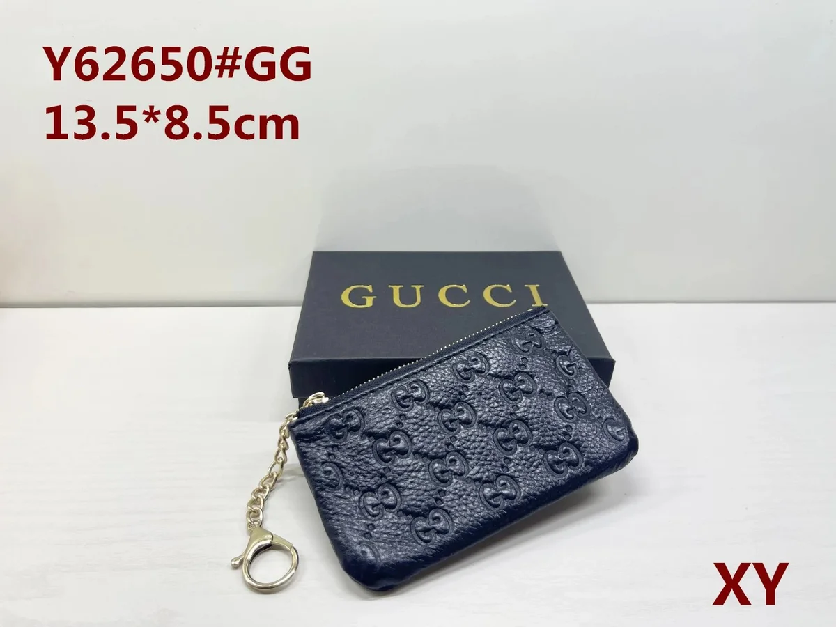 Gucci Gucci GG Supreme Y62650#GG Navy Coin Purse Navy