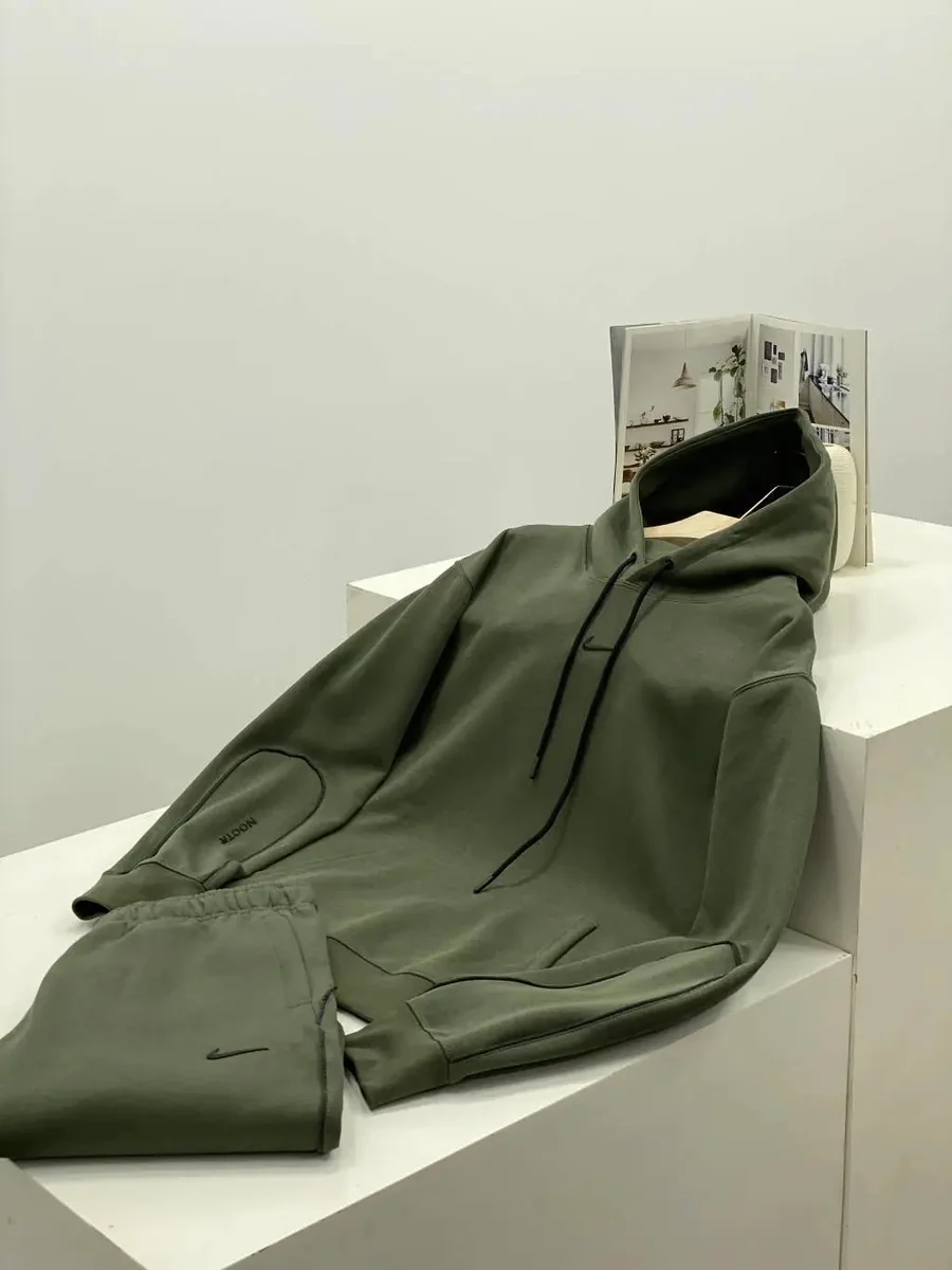 Nike Nike Nocta Olive Green Hoodie & Sweatpants Set Green - 1