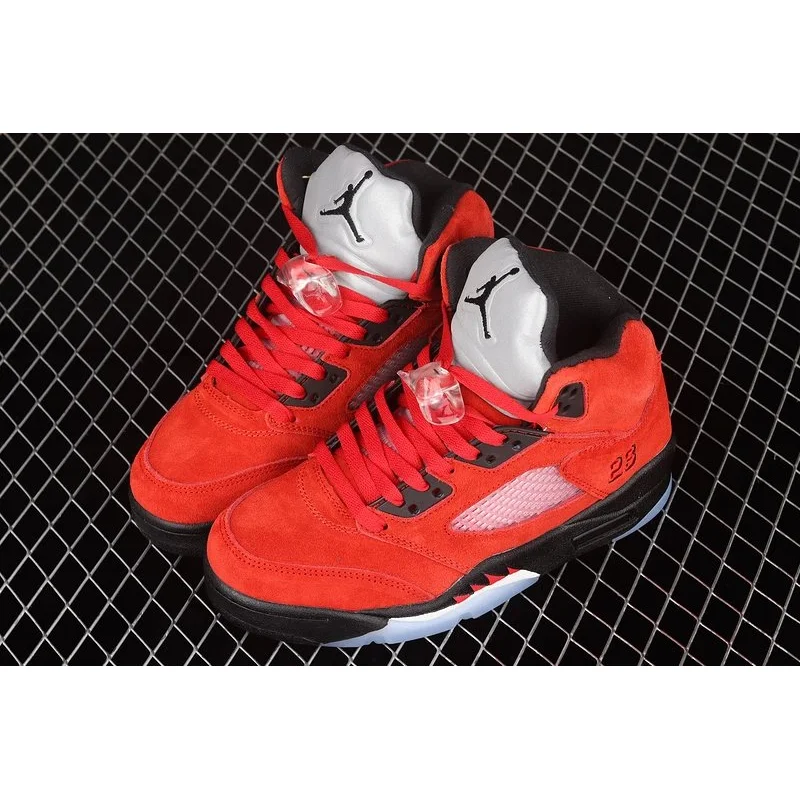 Nike Nike Air Jordan 5 Fire Red Sneakers Red - 1