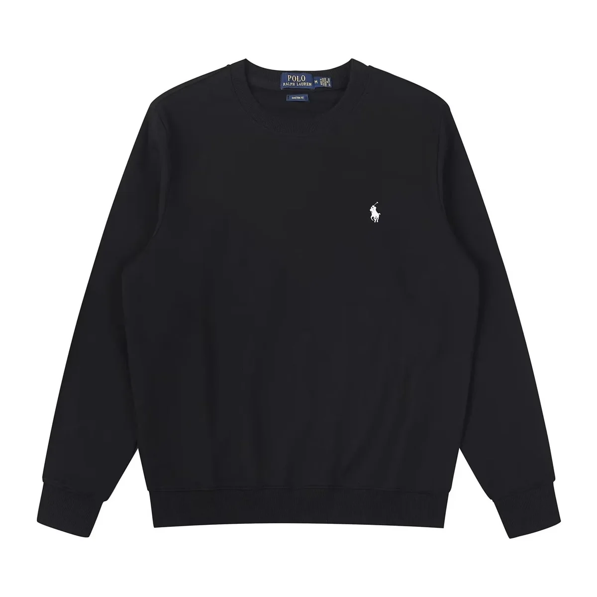 Polo Ralph Lauren Polo Ralph Lauren Classic Logo Black Crewneck Sweatshirt Black - 1