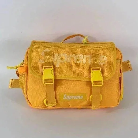 Supreme Supreme Yellow Canvas Waist Bag Yellow - 1