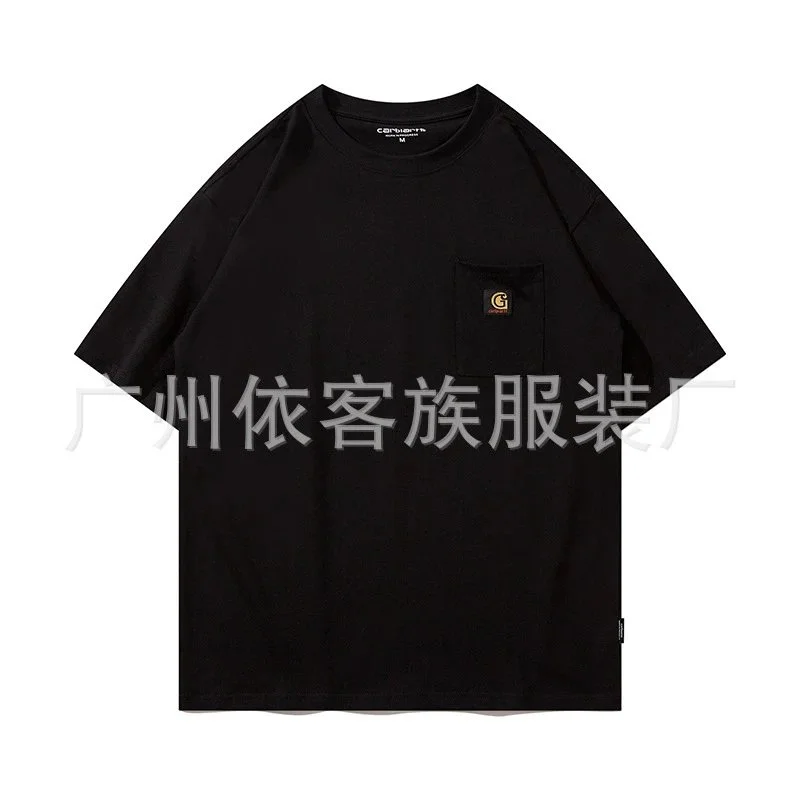 Carhartt WIP Carhartt WIP Black/Yellow Logo T-Shirt Black - 1