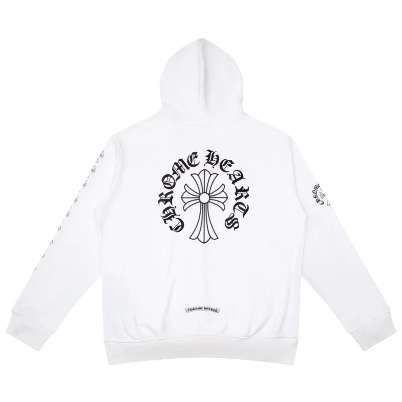 Chrome Hearts Chrome Hearts CH Cross White Hoodie White