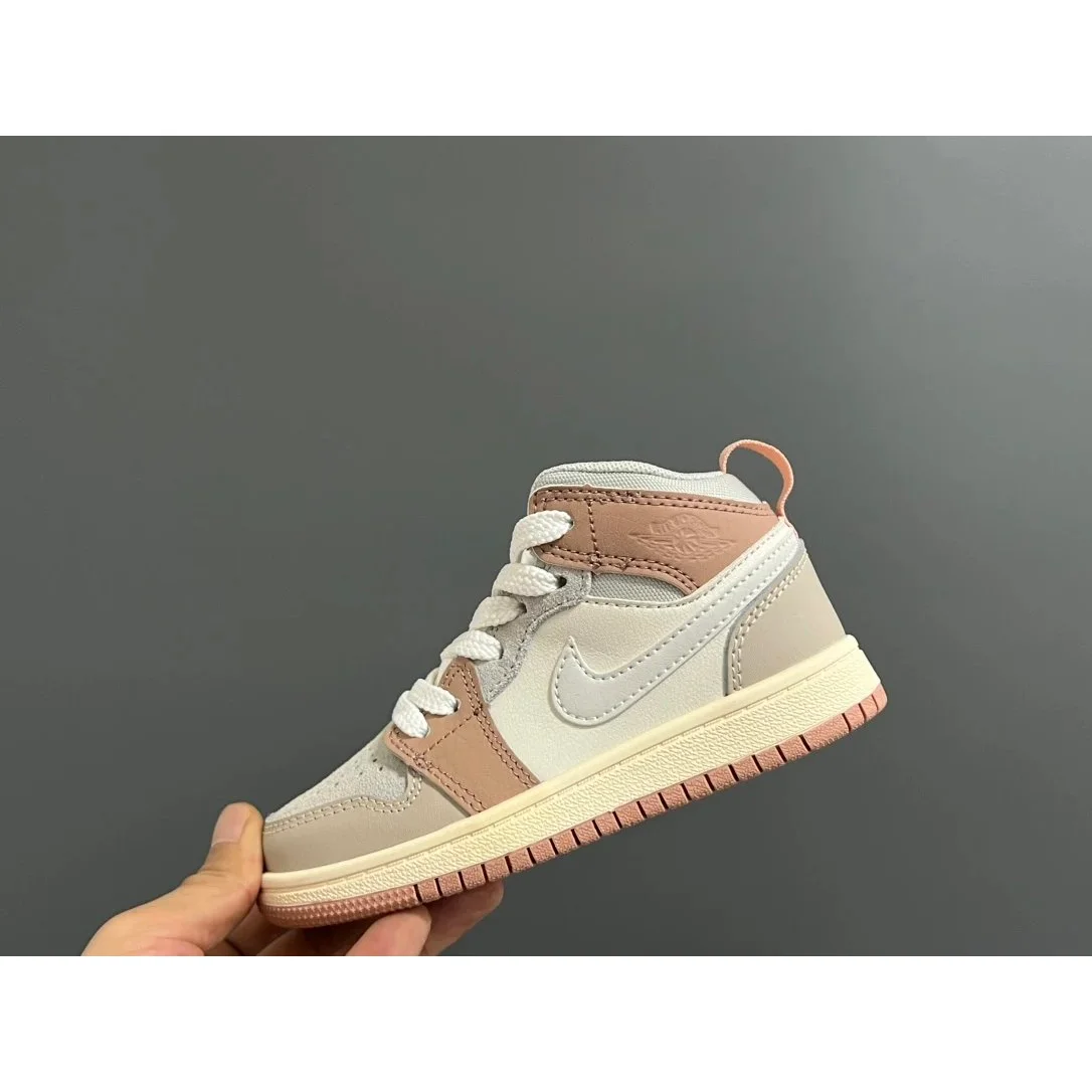Jordan Jordan Air Jordan 1 BB-07 Sail/Pink Sneakers Beige