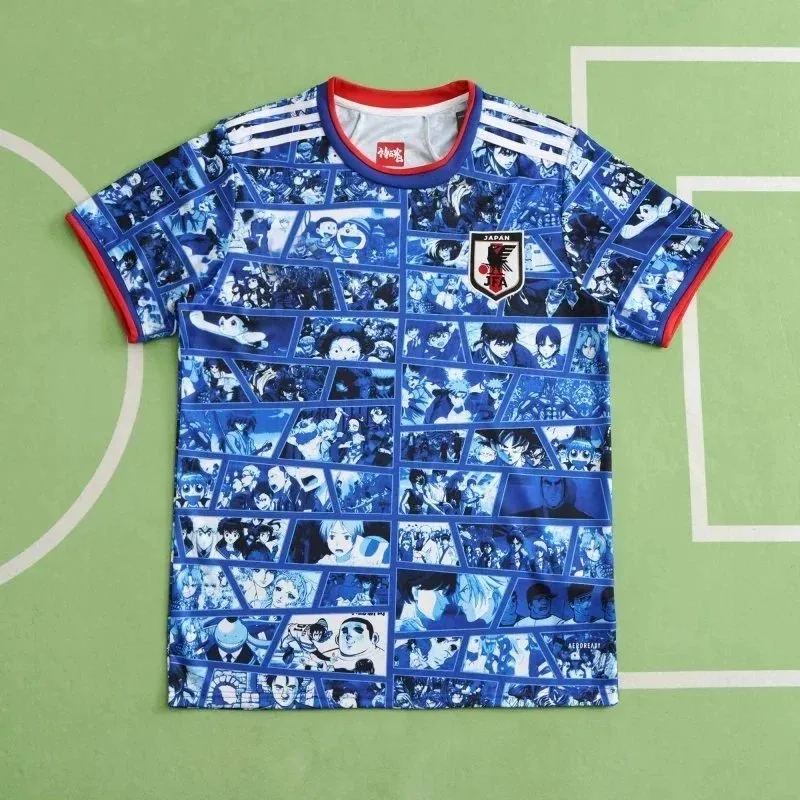 Adidas Adidas Classic Football Japan Manga Jersey Blue Blue - 1