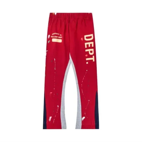 Gallery Dept. Gallery Dept. Art That Kills Red/Navy/Grey Trousers Red - 1