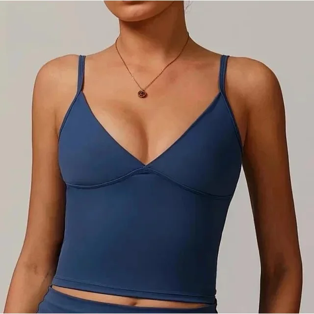 Other Misty Blue Crop Top DBX8998 Underwear & Swim Blue - 1