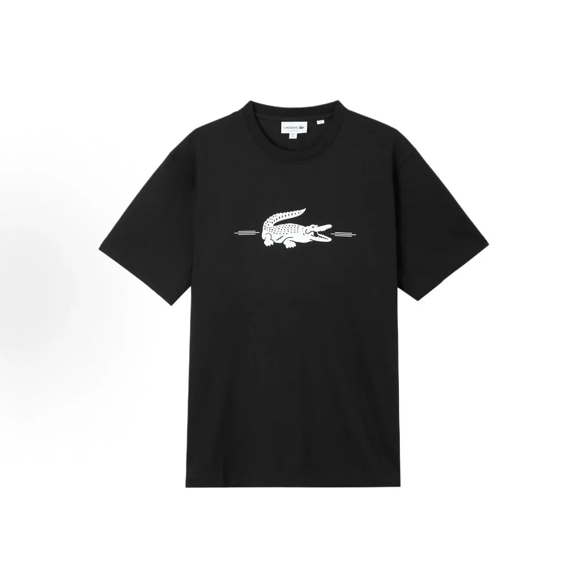 Lacoste Lacoste Crocodile Graphic T-Shirt Black Black - 1