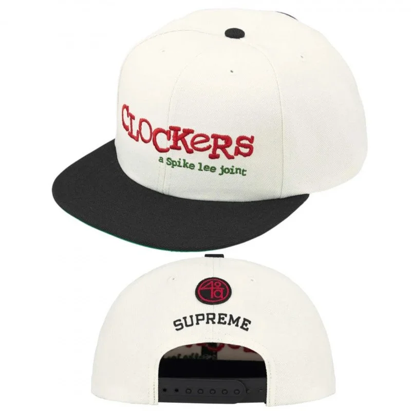 Supreme Supreme x Spike Lee White/Black Snapback Cap White - 1