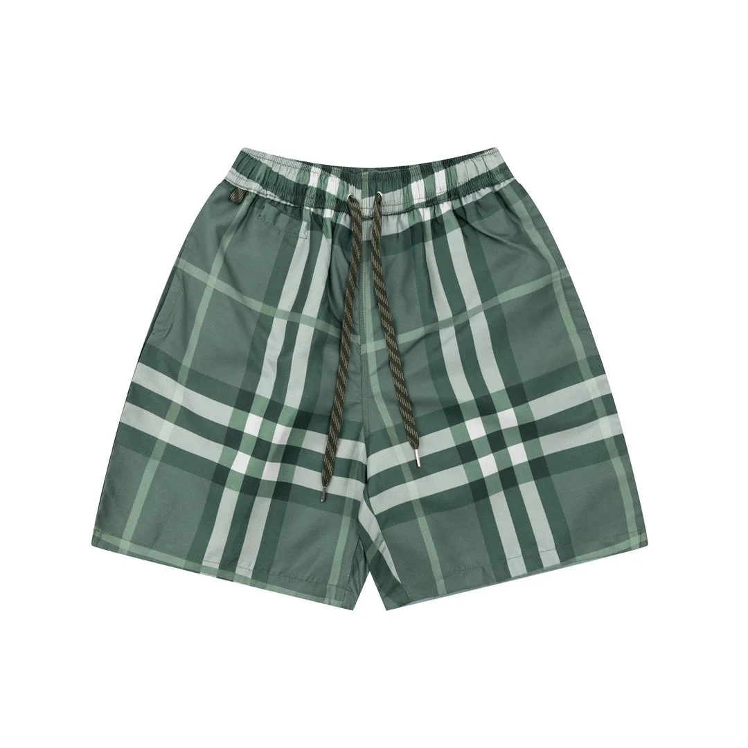 Burberry Burberry Vintage Check Green/White Check Shorts Green