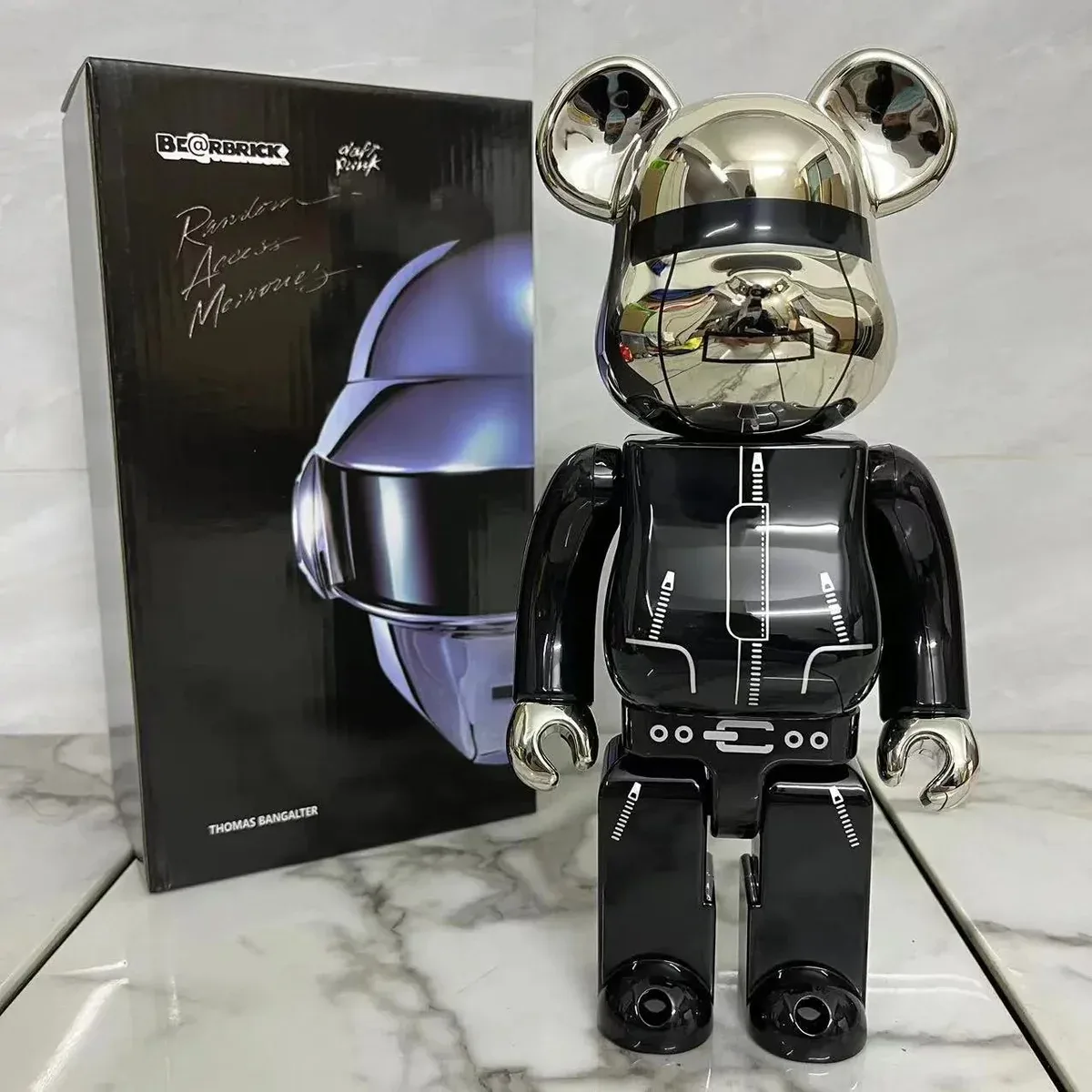 BE@RBRICK BE@RBRICK Original Punk Silver Collectible Figure Silver - 1
