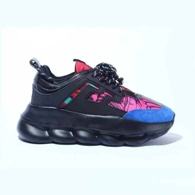 Fendi Fendi FF Logo Black/Pink/Blue Sneakers Black