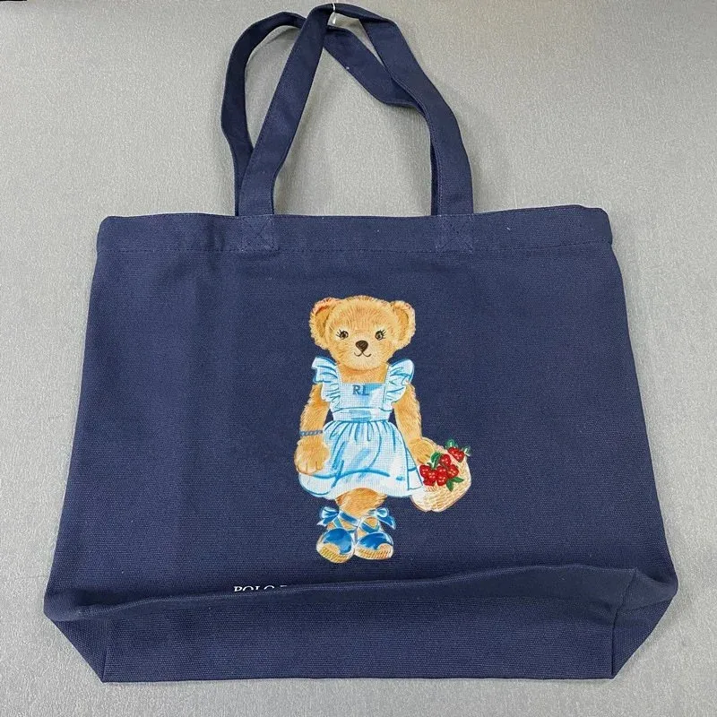 Polo Ralph Lauren Polo Ralph Lauren Bear Tote Bag Navy Blue Navy - 1