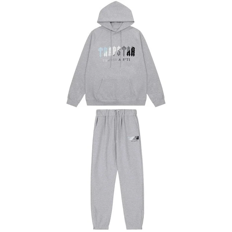 Trapstar Trapstar Heather Grey Tracksuit Set Grey - 1