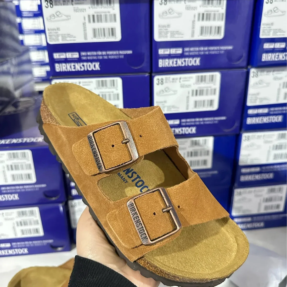 Birkenstock Birkenstock Arizona Double Buckle Chestnut Sandals Brown - 1