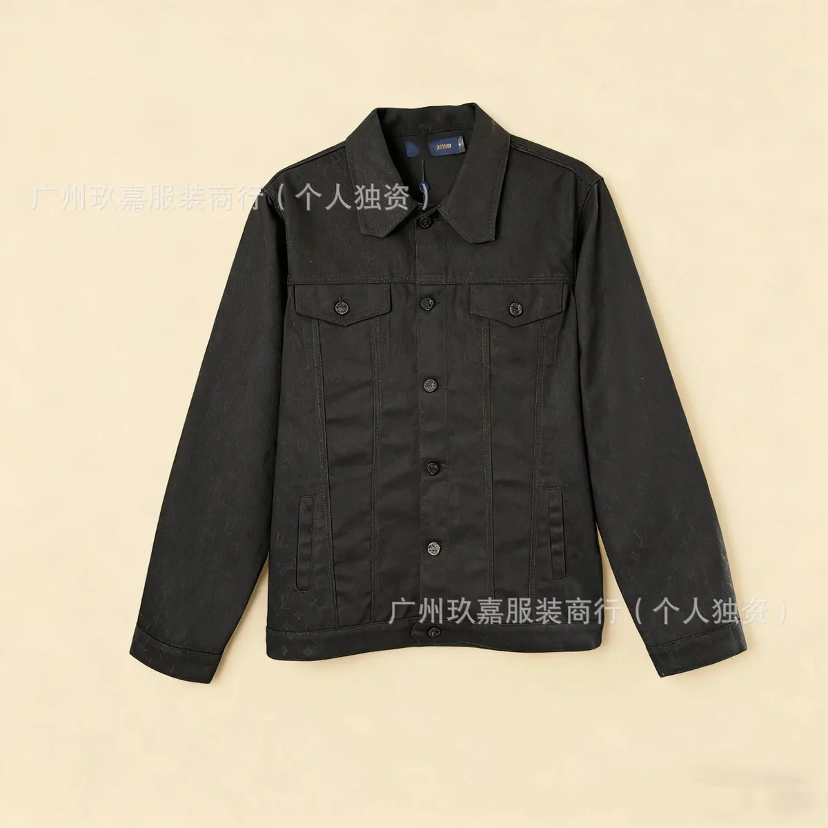 Louis Vuitton Louis Vuitton Monogram Black Denim Jacket Black