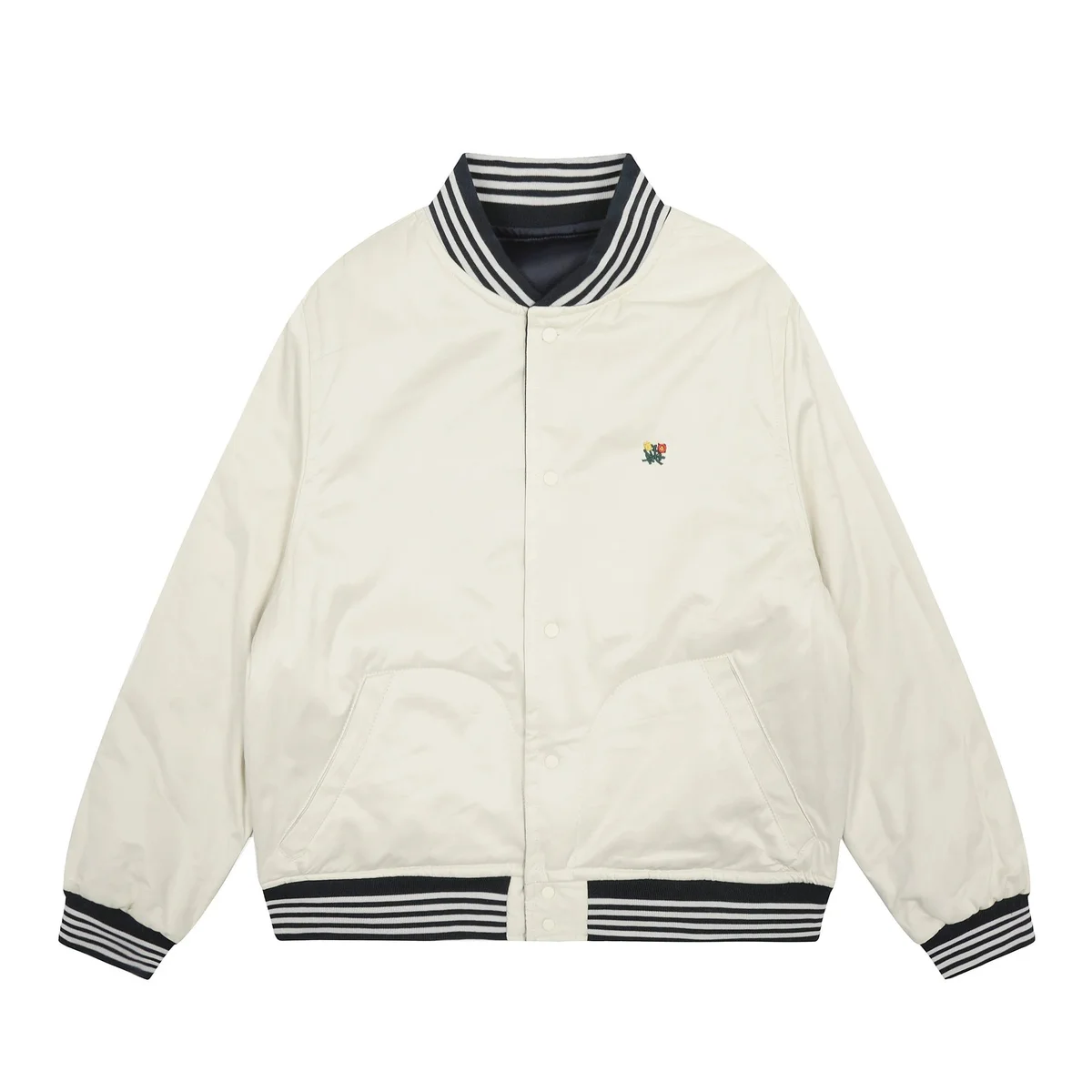 Other Vintage Varsity Jacket White White - 1