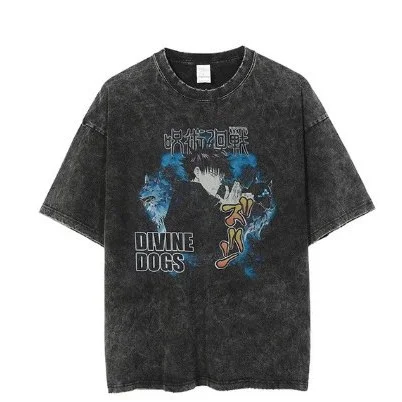Other Unisex Vintage D Divine Dogs T-Shirt Black - 1