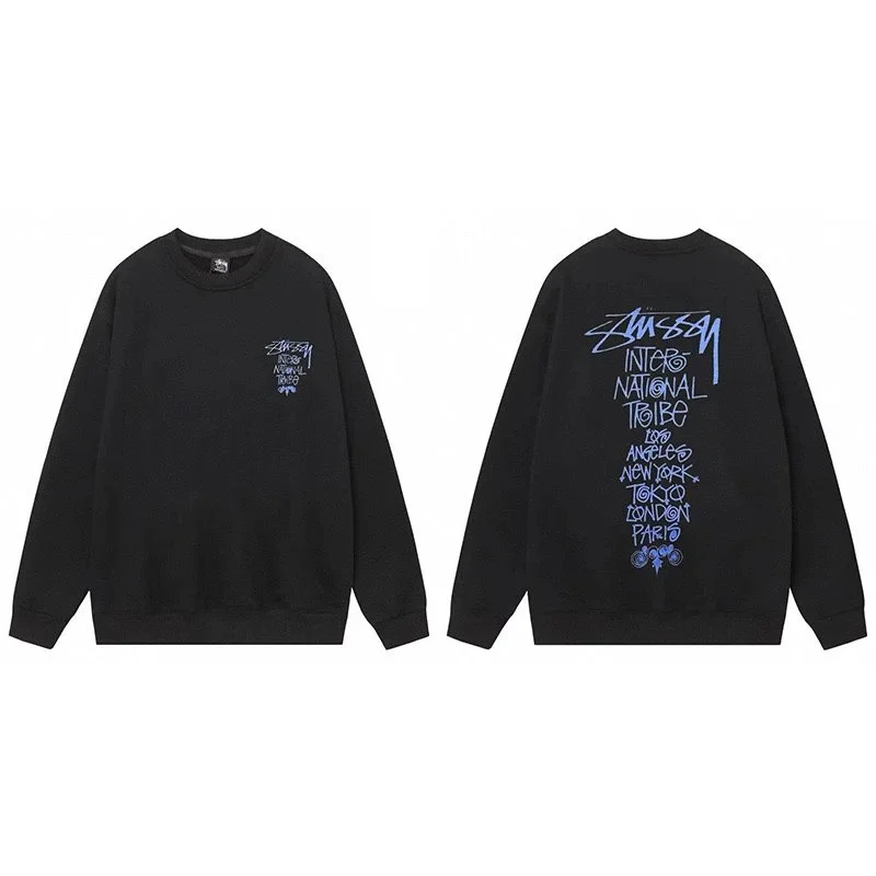 Stussy Stussy Stüssy International Tribe Black T-Shirt Black - 1