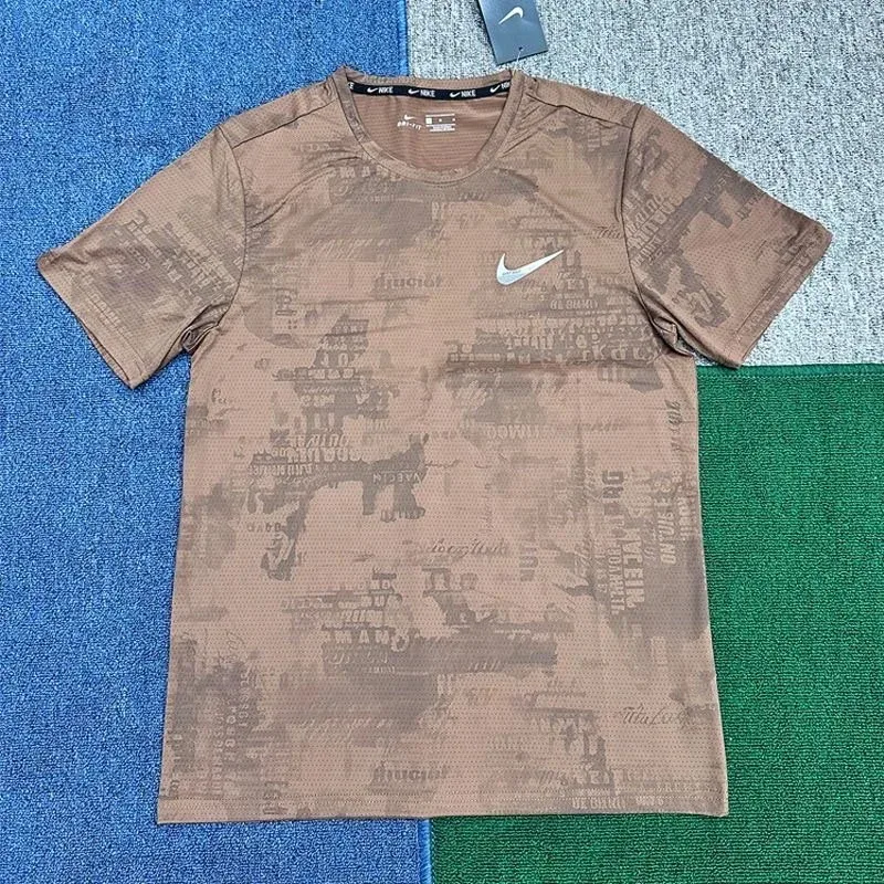 Nike Nike Air Zoom Printed T-Shirt Brown Brown - 1