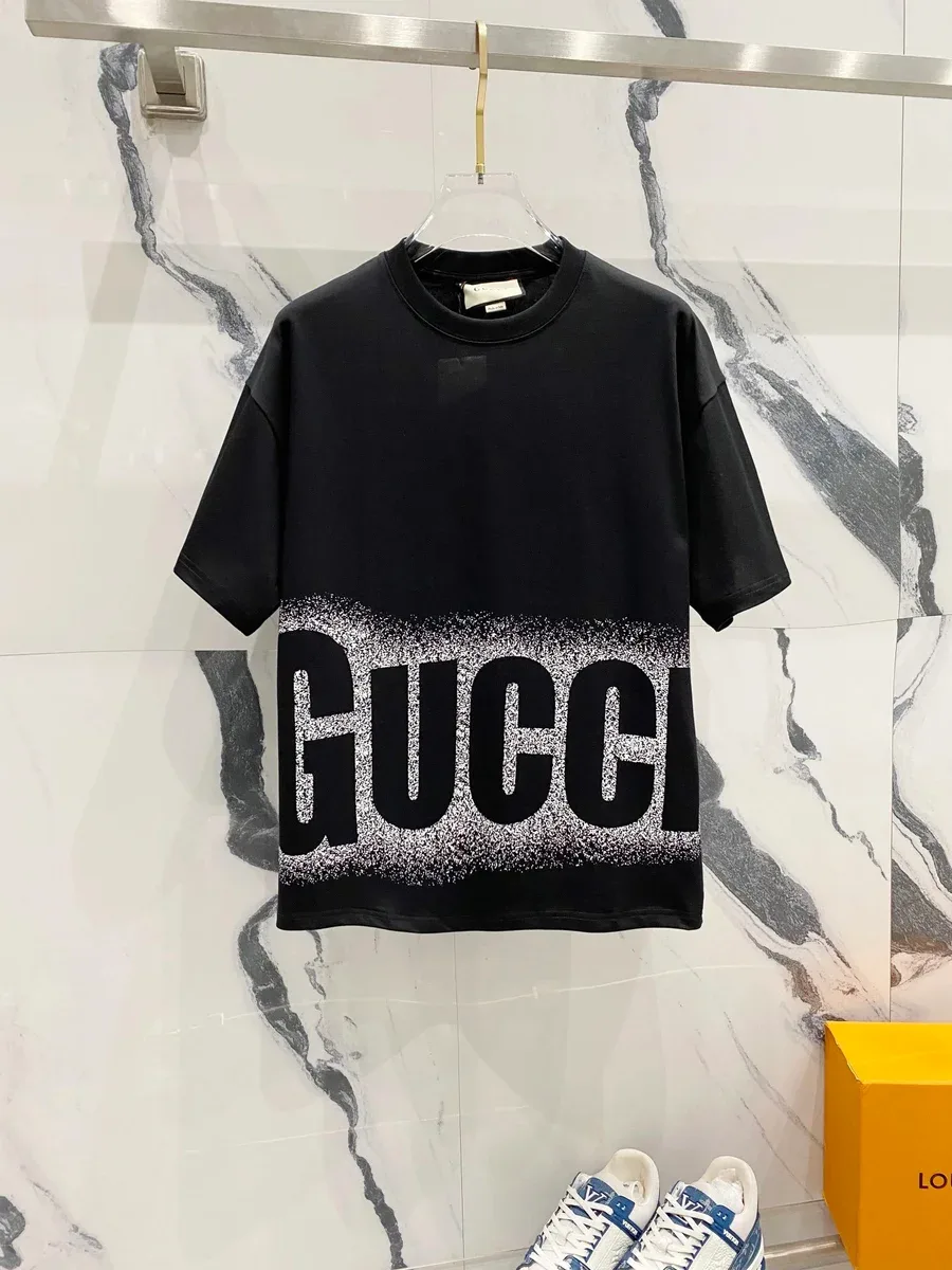 Gucci Gucci Black/White Logo T-Shirt Black