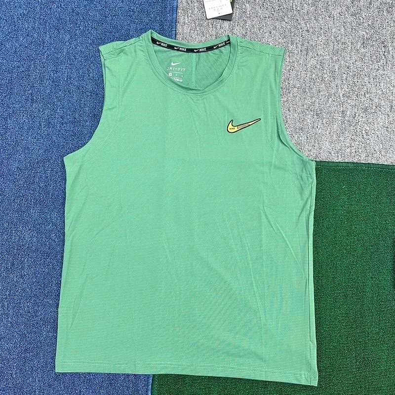 Nike Nike Dri-FIT Green Tank Top Men's Green - 1