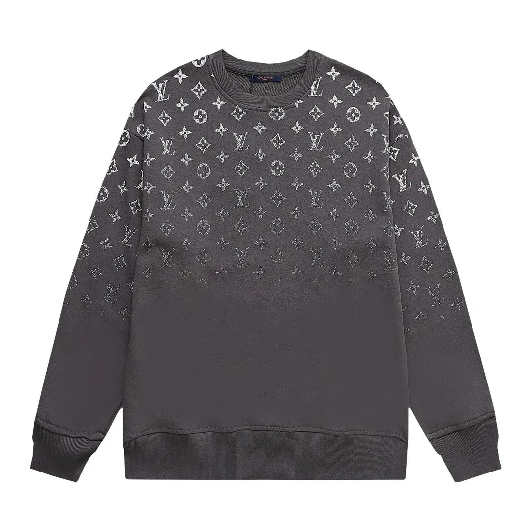 Louis Vuitton Louis Vuitton Monogram Charcoal Grey Sweatshirt Grey