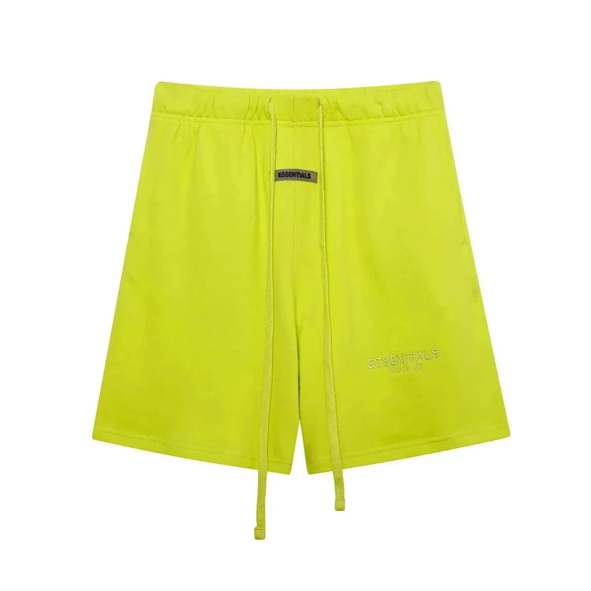 Fear of God Fear of God Essentials Lime Green Shorts Green - 1