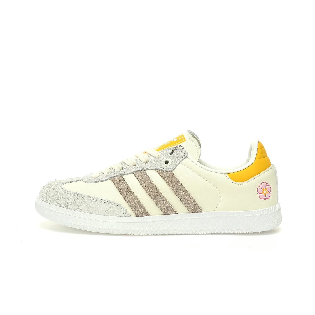 Adidas Adidas Samba White Yellow Floral Sneakers White - 1